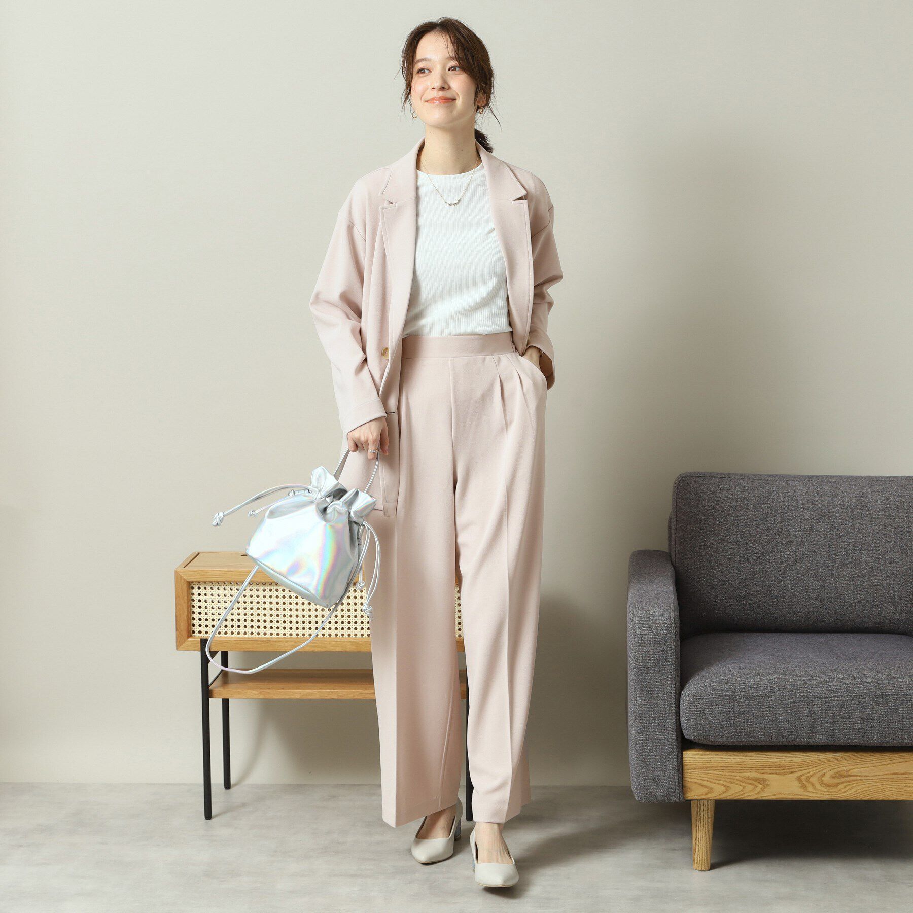 ITS&rsquo;DEMO「【洗濯機OK／吸水速乾／UVカット】カットジョーゼットパンツ」|その他|