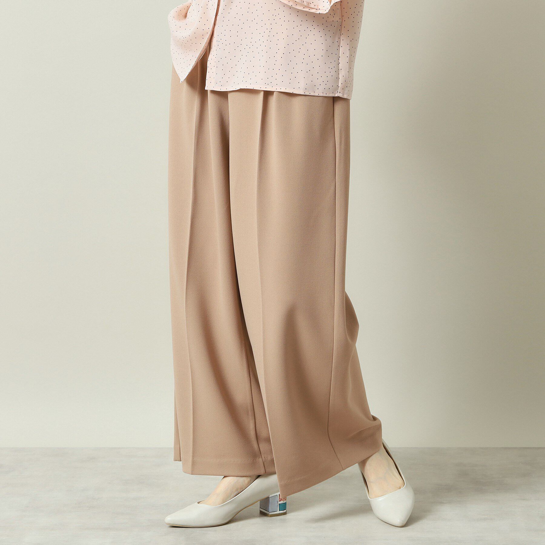 ITS&rsquo;DEMO「【洗濯機OK／吸水速乾／UVカット】カットジョーゼットパンツ」|その他|