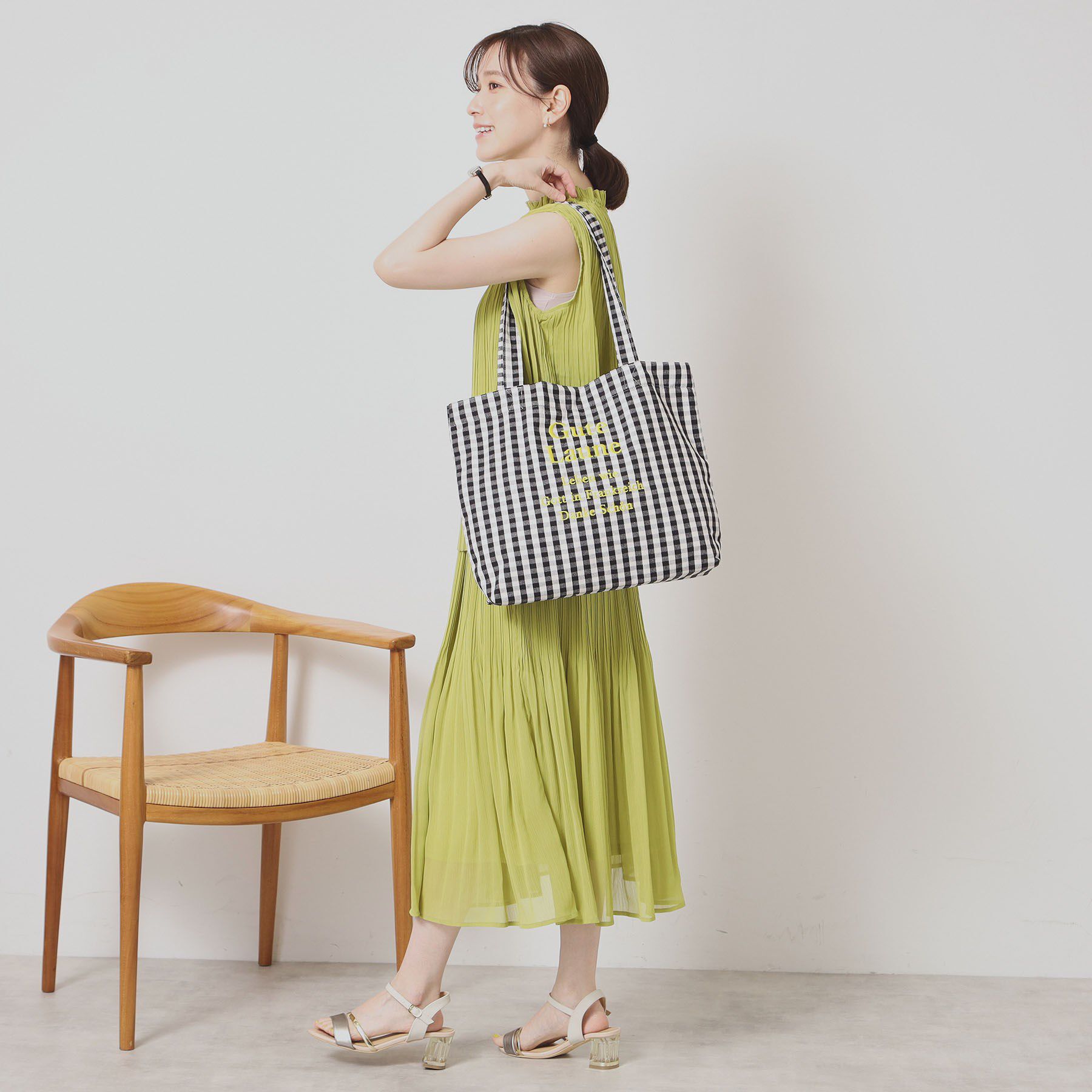 ITS&rsquo;DEMO「【A4対応】ロゴ刺繍ラージトート」|トートバッグ|