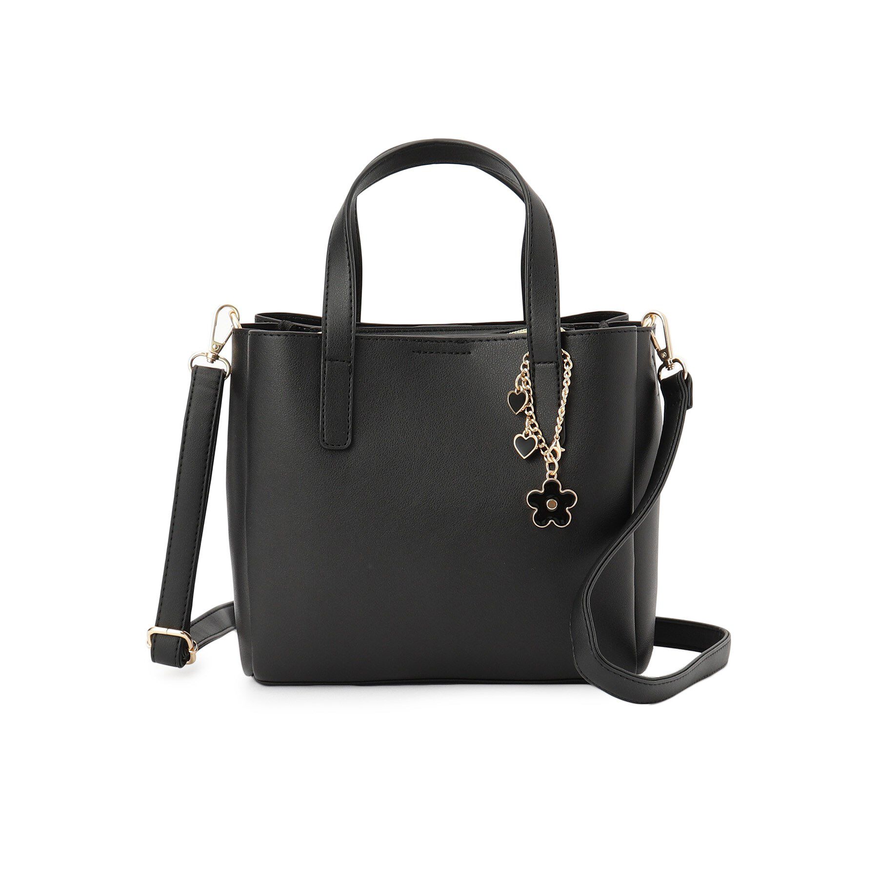 ITS&rsquo;DEMO「チャーム付き2WAYトート」|ハンドバッグ|