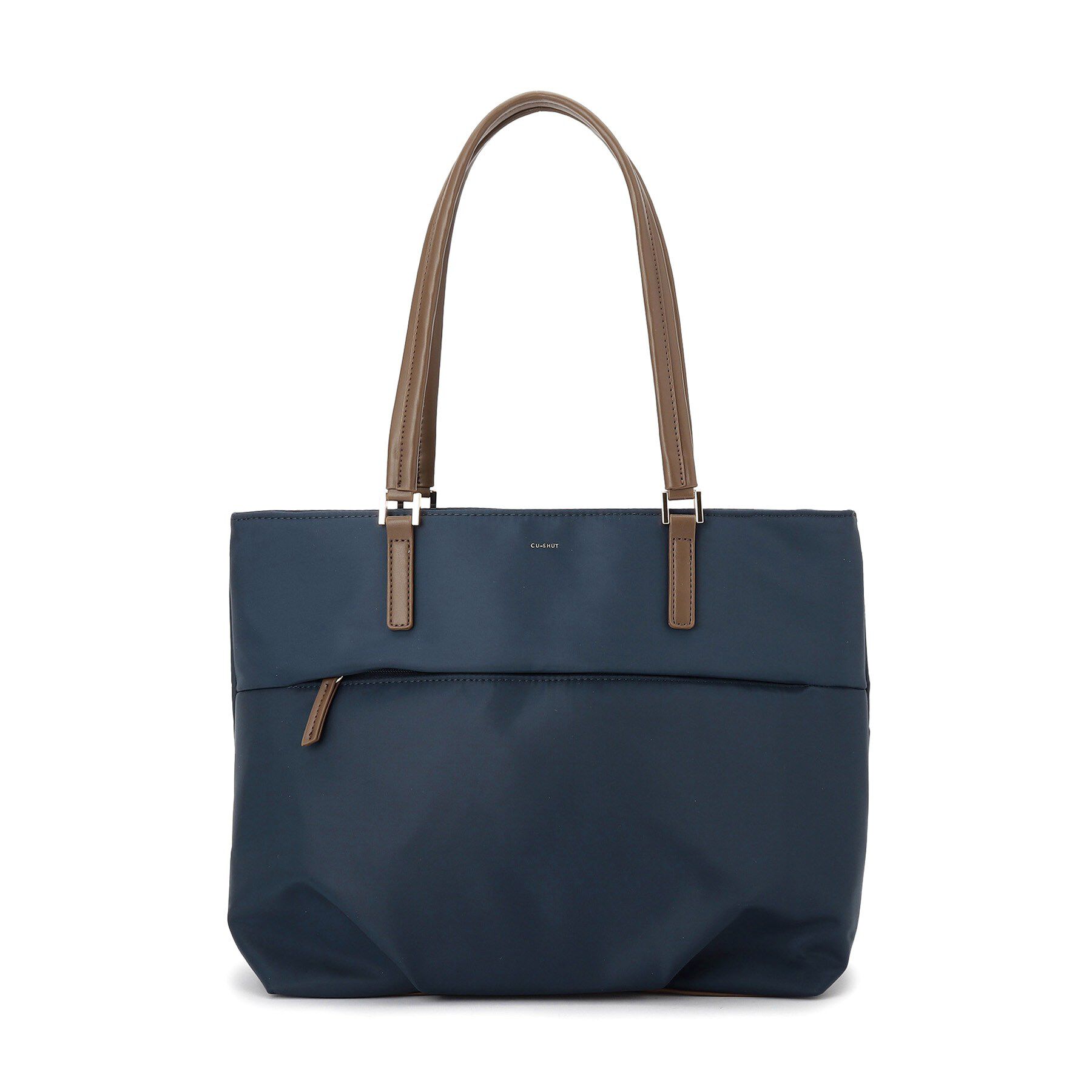 ITS&rsquo;DEMO「【収納アドバイザー監修】合皮コンビA4トート」|トートバッグ|