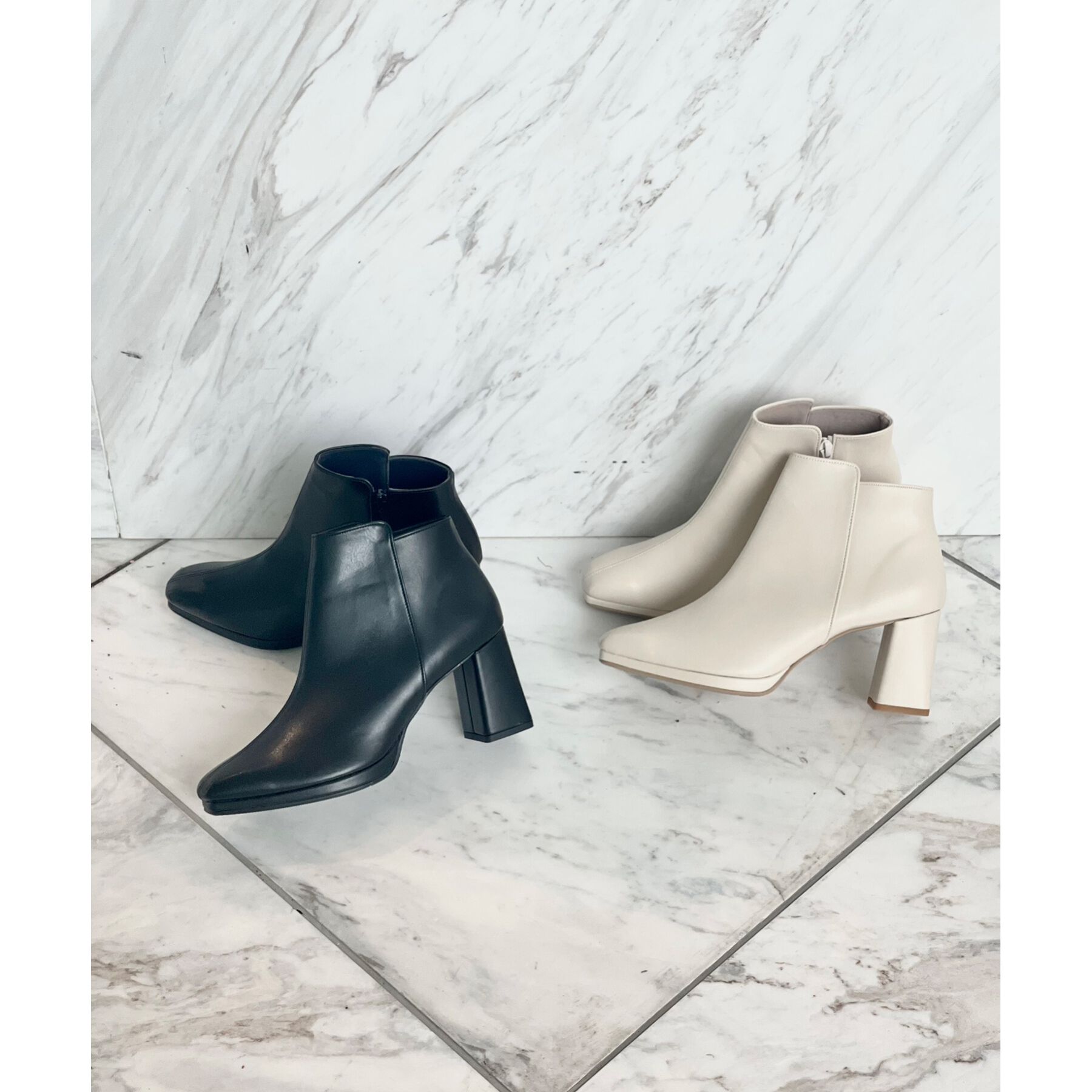 ESPERANZA「ブロックヒールショートブーツ」|ショートブーツ|