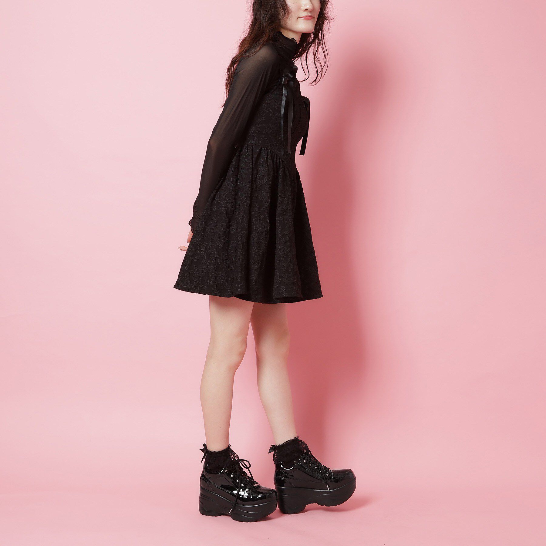 csT&P「＼脱ぎ履きしやすい／ファスナー付厚底スニーカー」|スニーカー|