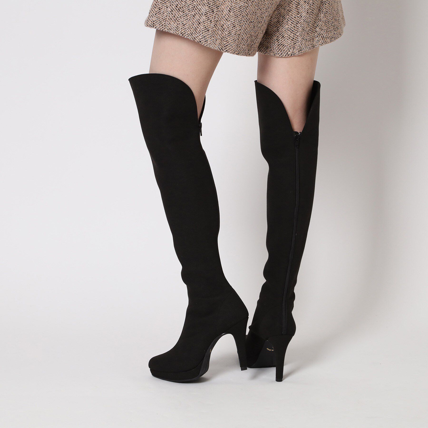 ESPERANZA「プラットフォームニーハイロングブーツ」|ショートブーツ|