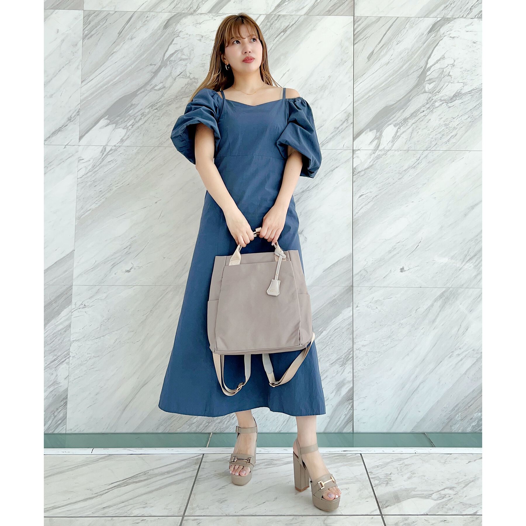 ESPERANZA「アッパービット厚底ヒールサンダル」|サンダル|