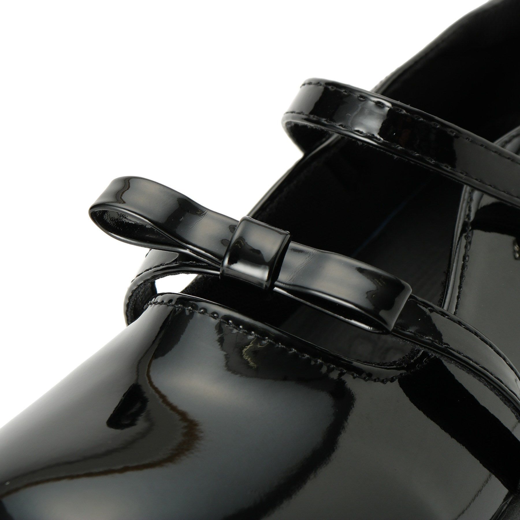 csT&P「厚底 リボン付きダブルストラップパンプス」|パンプス|