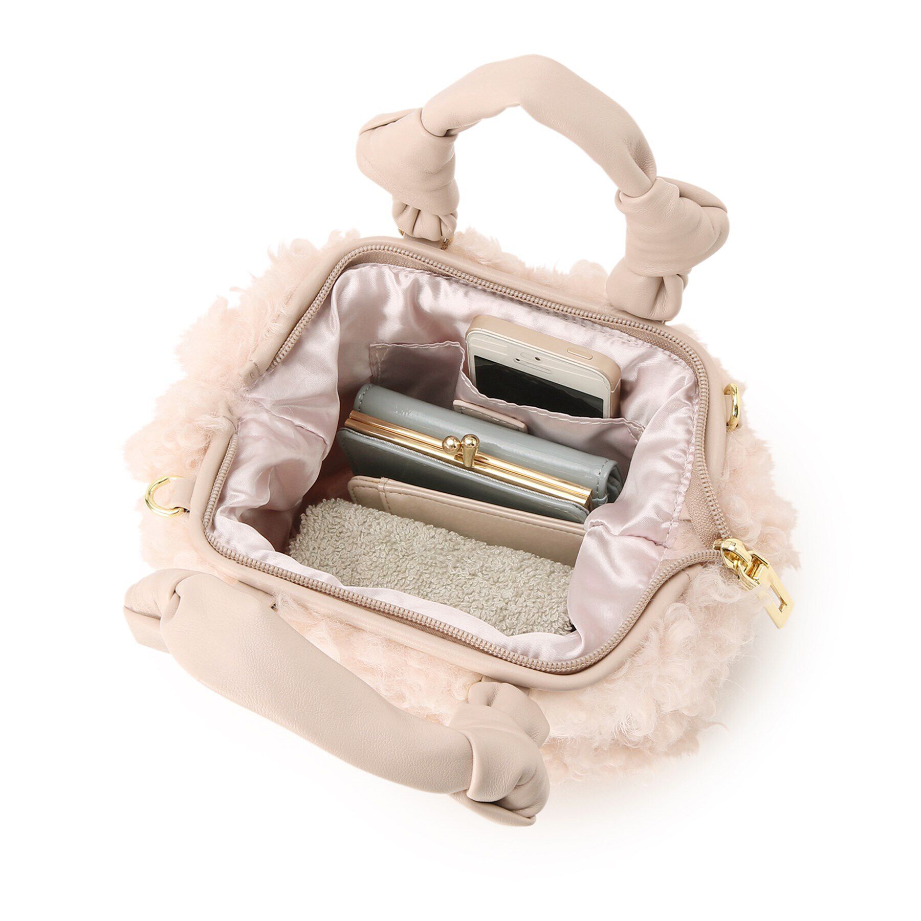 ESPERANZA「シアリングフェイクファーバッグ」|ハンドバッグ|