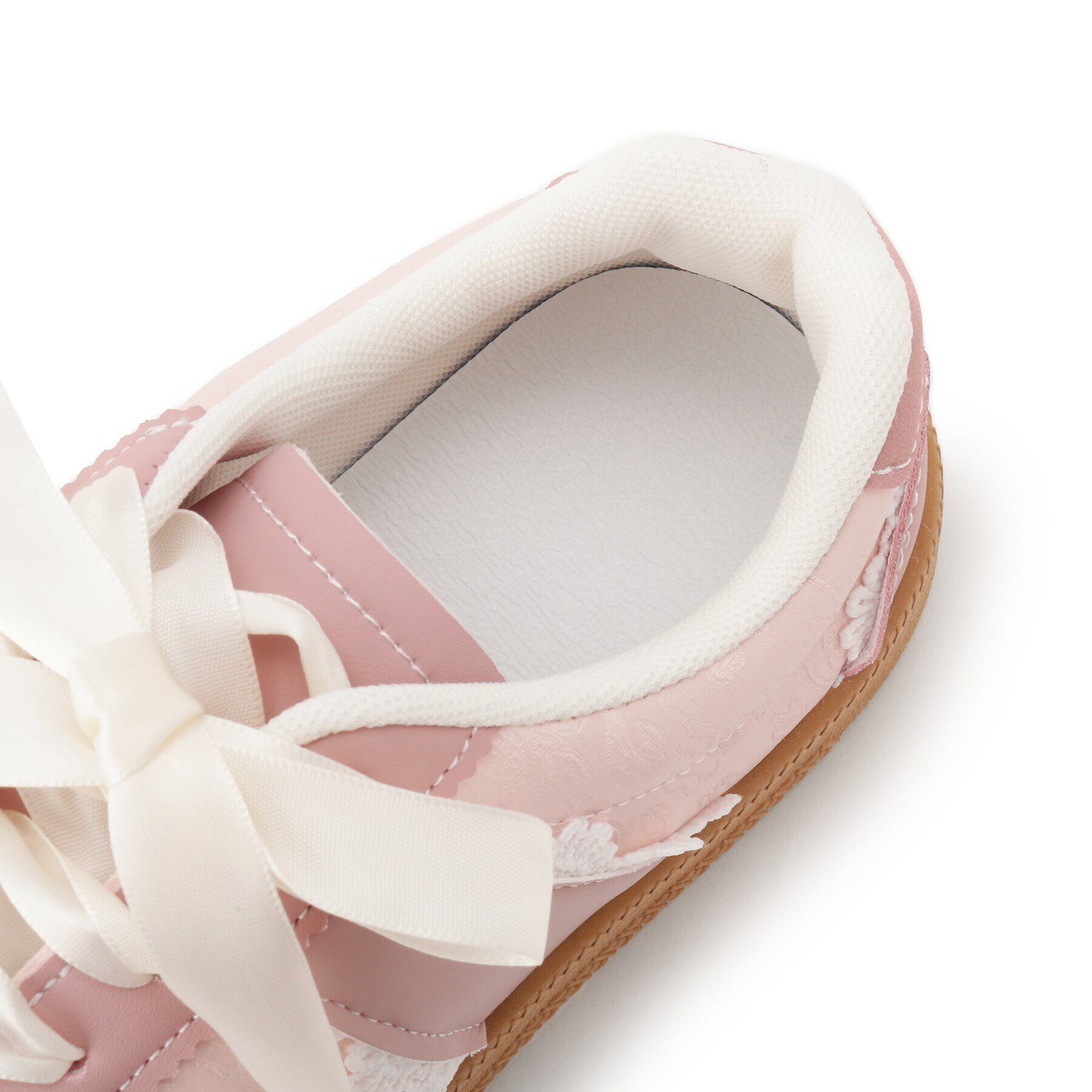 csT&P「サテンリボンレース柄ガーリースニーカー」|スニーカー|