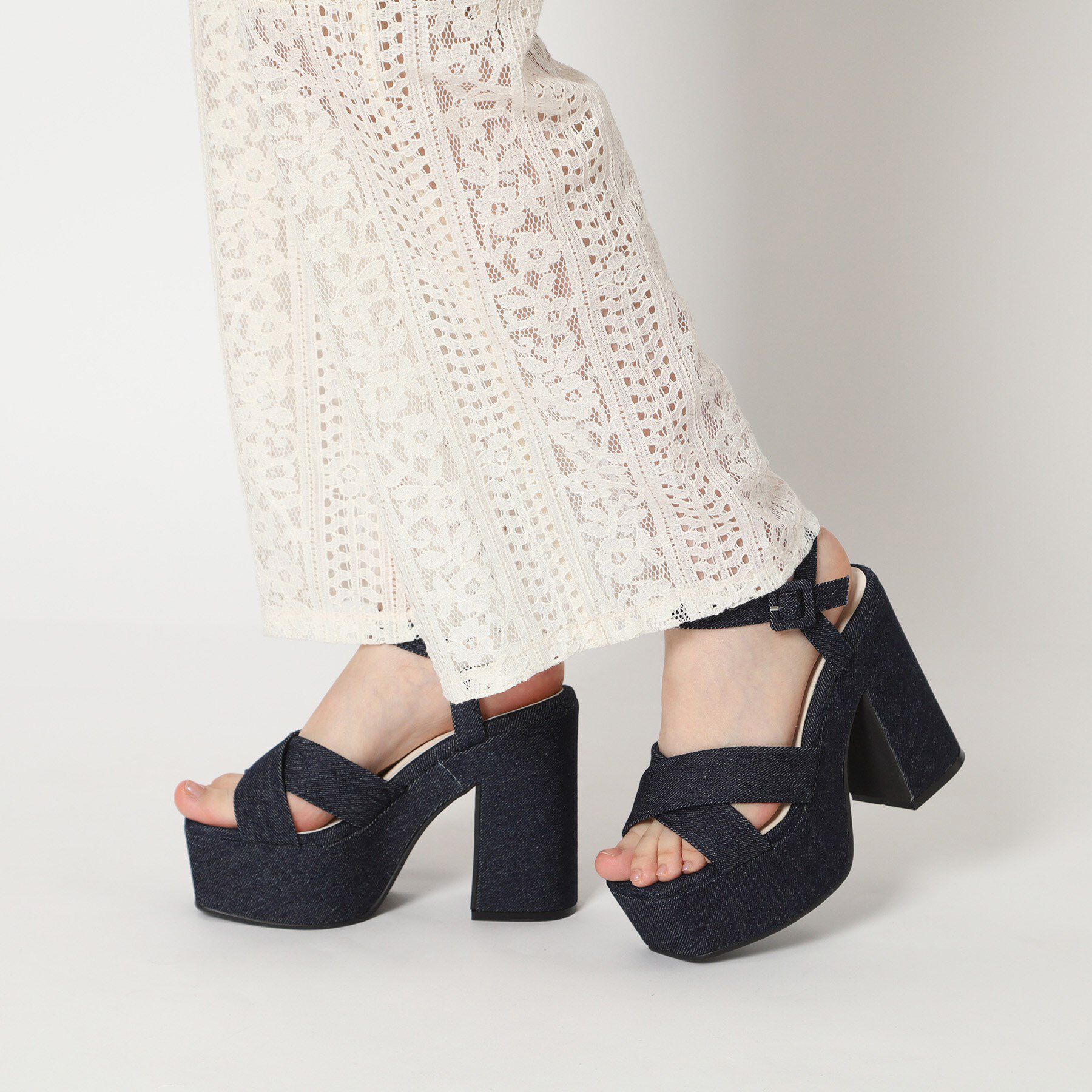 ESPERANZA「◆【ラク盛り／サンダル】リピーター続出／脚長美脚　ラク盛り厚底サンダル　24年Ver」|サンダル|