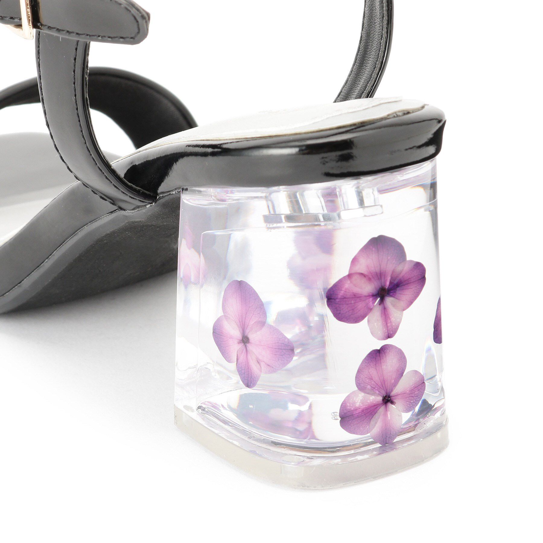 ESPERANZA「フラワークリアヒールサンダル」|サンダル|