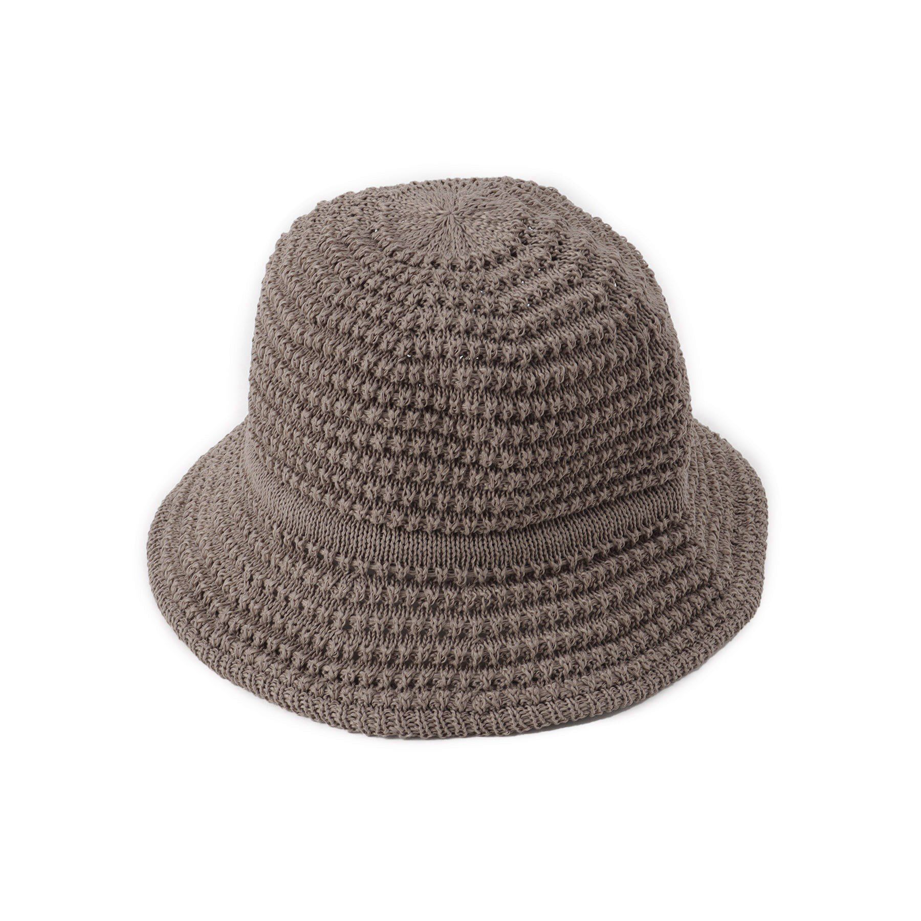 Grandedge「バックリボンニットハット」|ハット|モカブラウン(342
