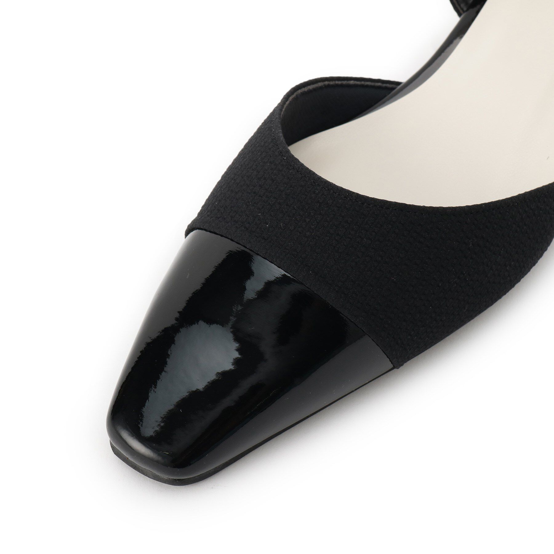 ESPERANZA「エナメル&times;ツイードストラップパンプス」|サンダル|