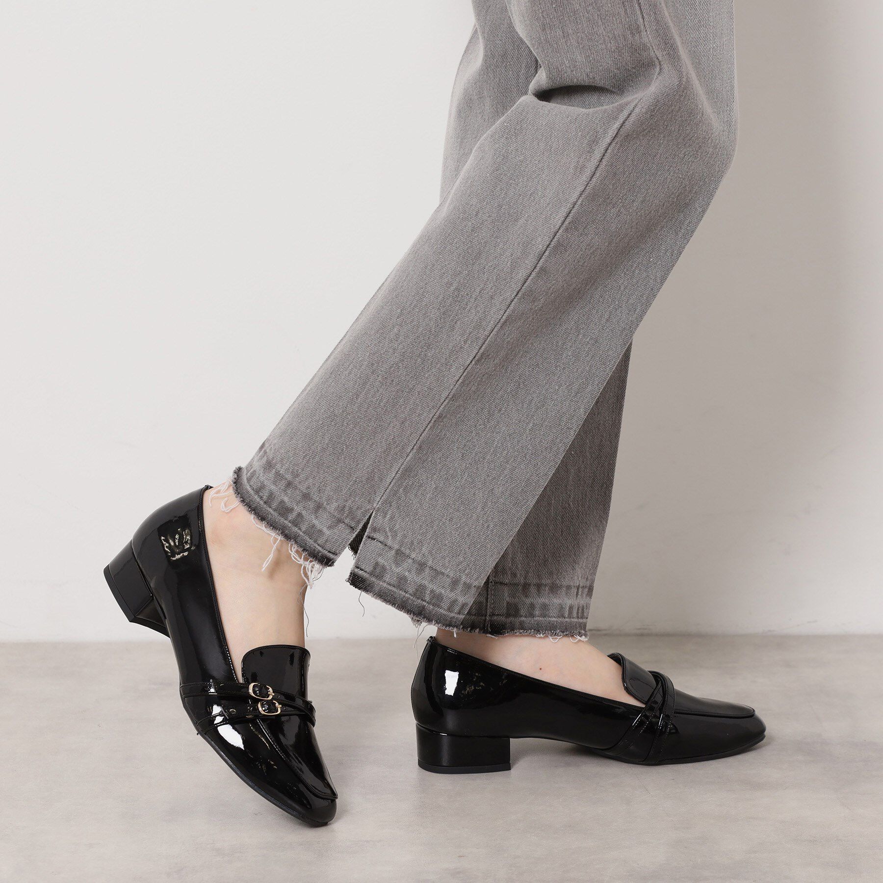 ESPERANZA「【EC先行販売】ダブルベルトローファー レイン対応」|その他|