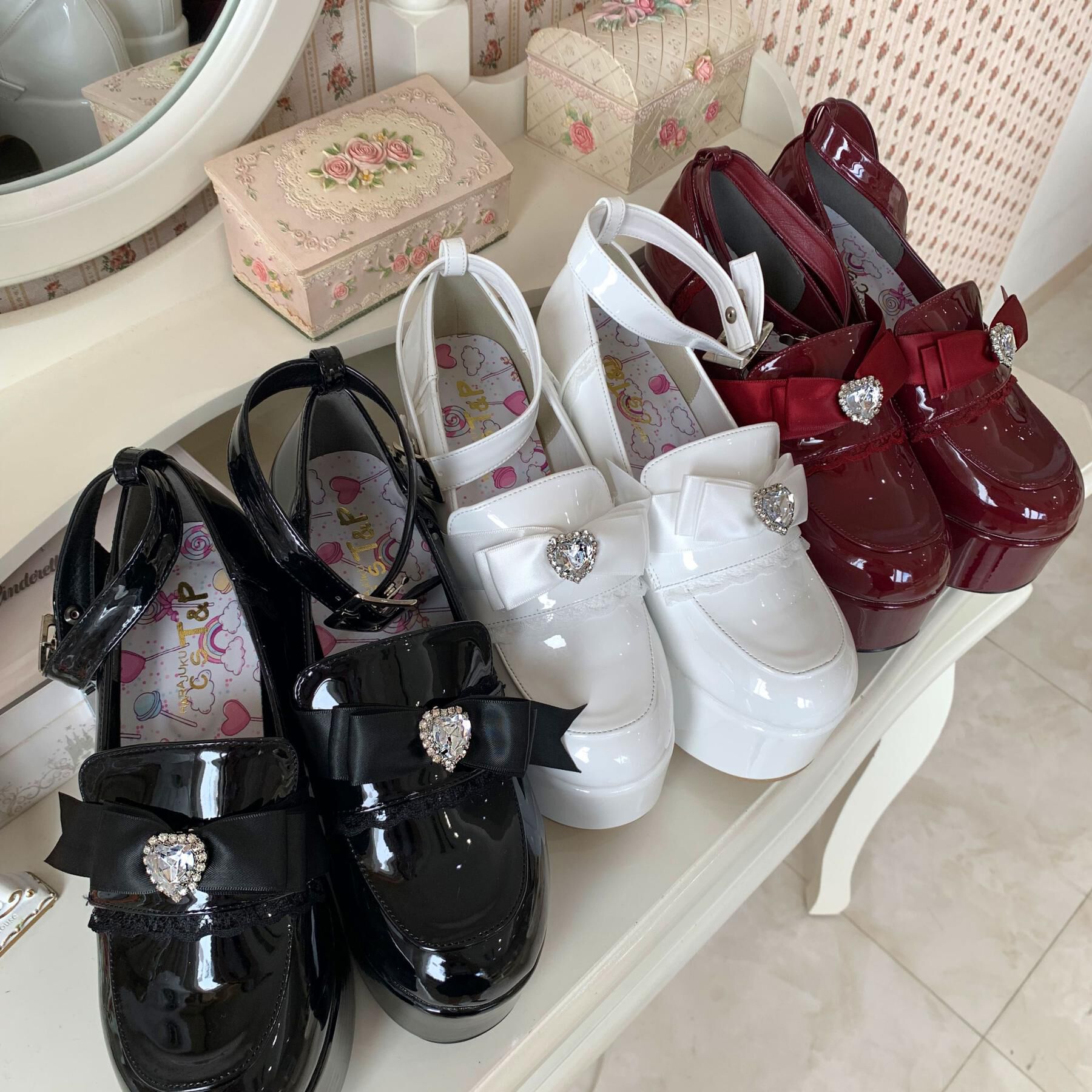 csT&P「2WAYリボン付き厚底ローファー」|パンプス|