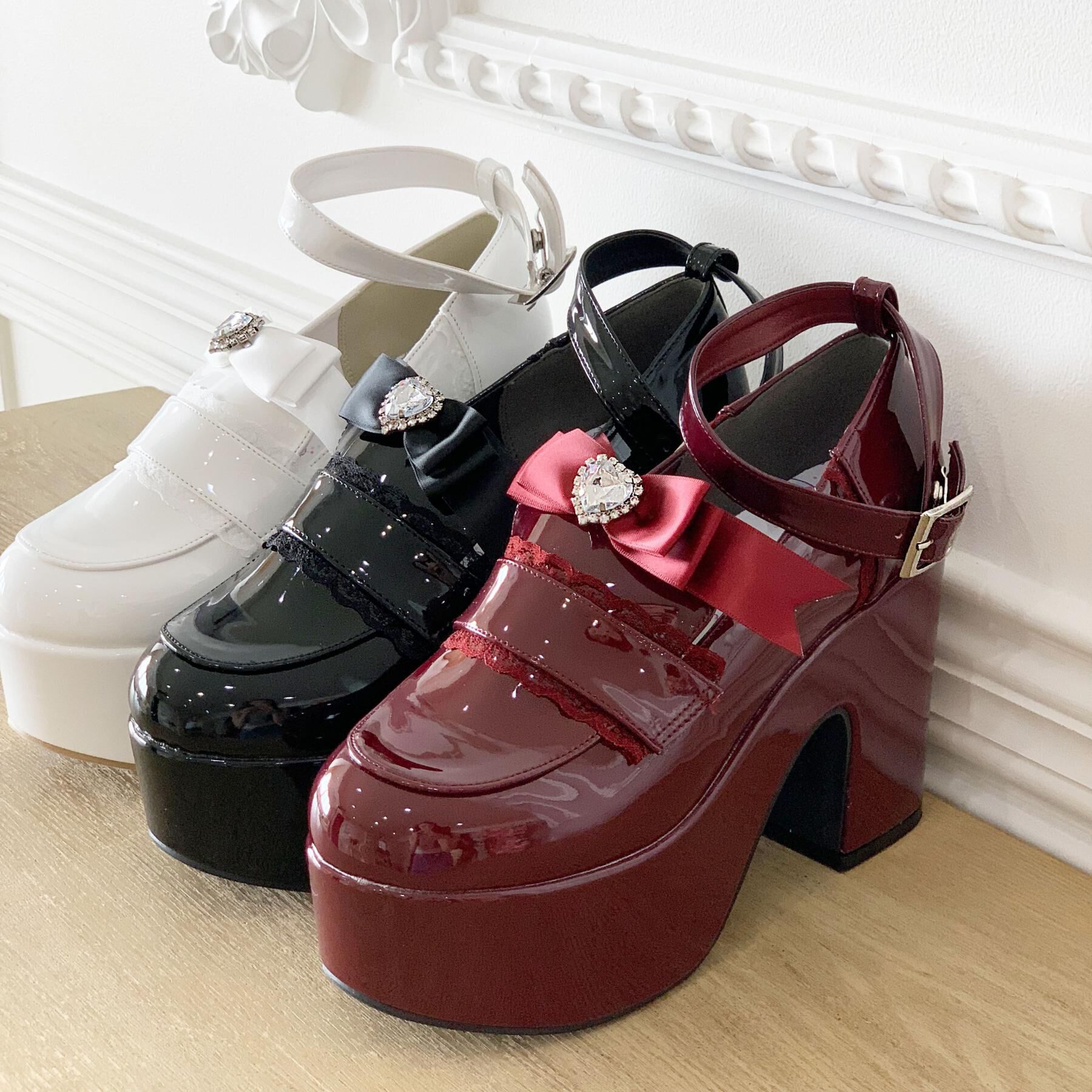 csT&P「2WAYリボン付き厚底ローファー」|パンプス|