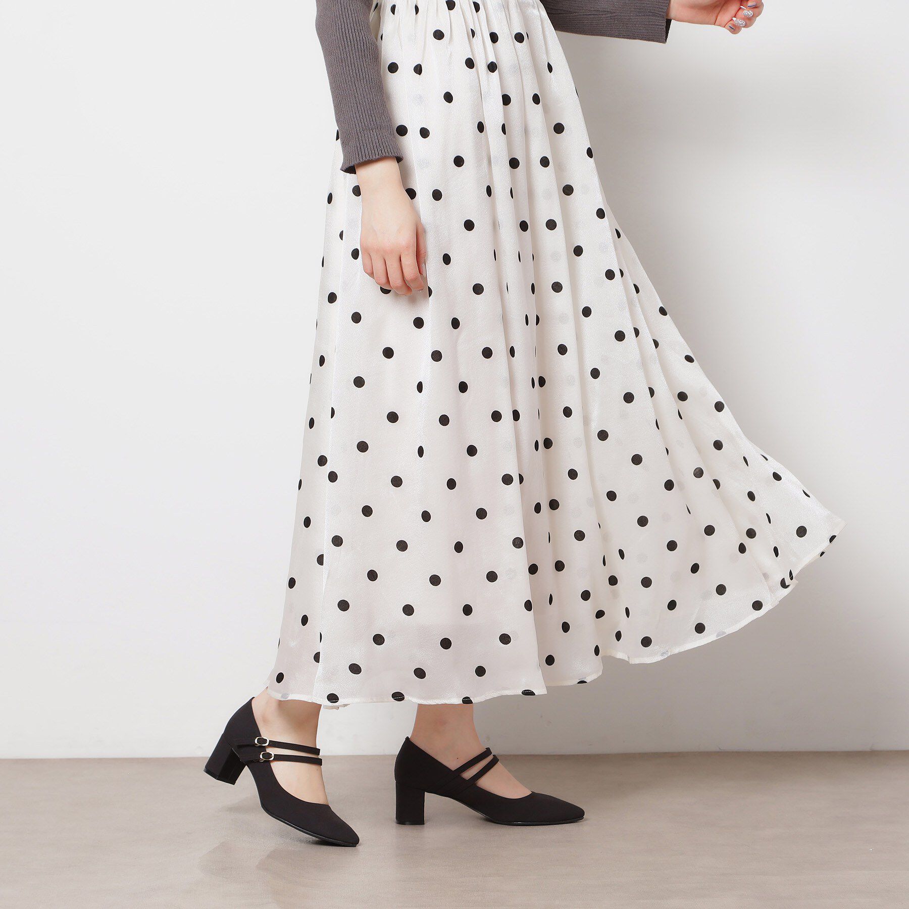 ESPERANZA「Wストラップパンプス」|パンプス|