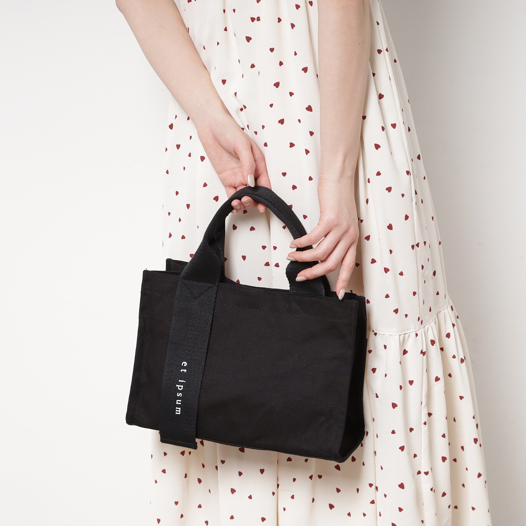 Ober Tashe「フロントテープベルトトート」|トートバッグ|ブラック(019)