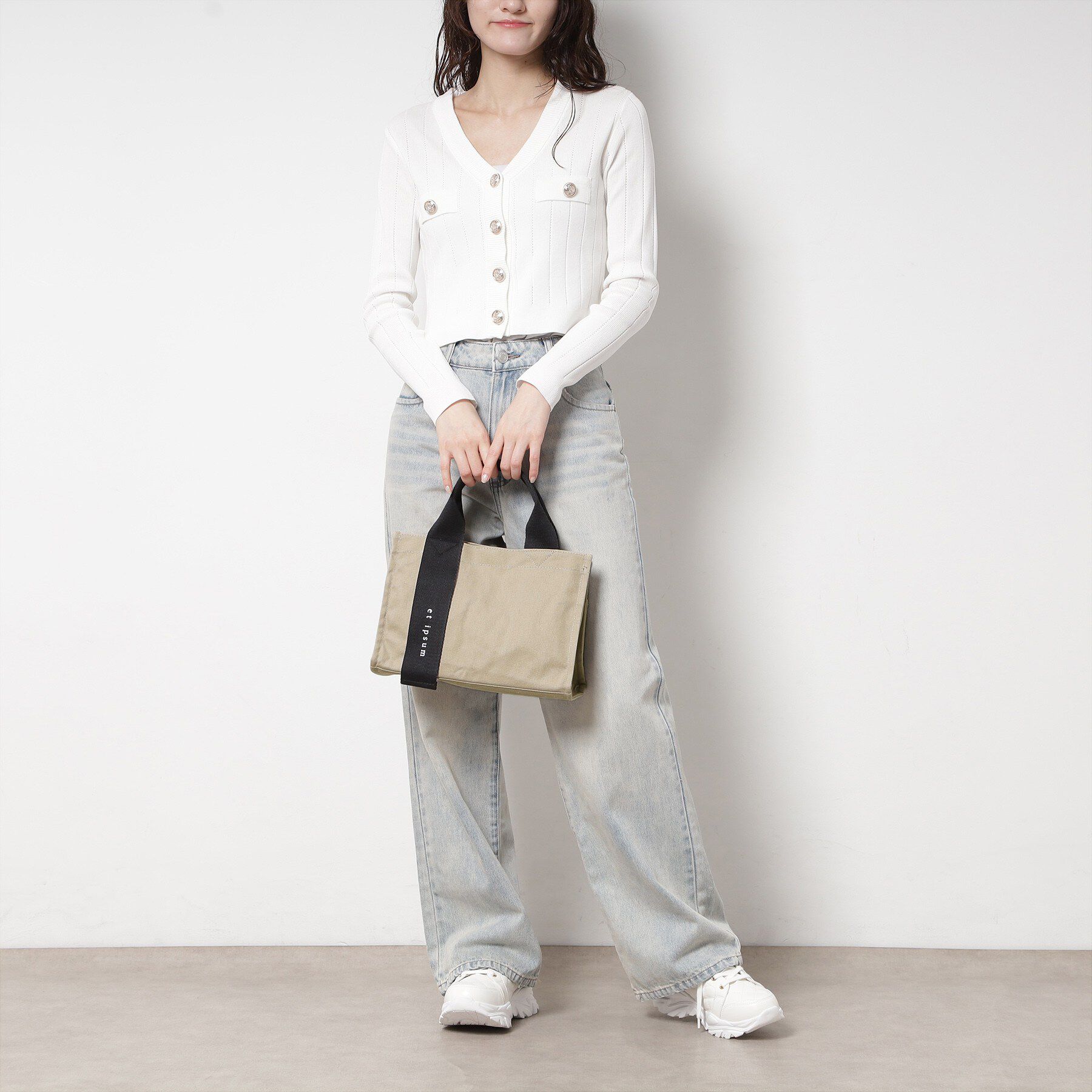 Ober Tashe「フロントテープベルトトート」|トートバッグ|