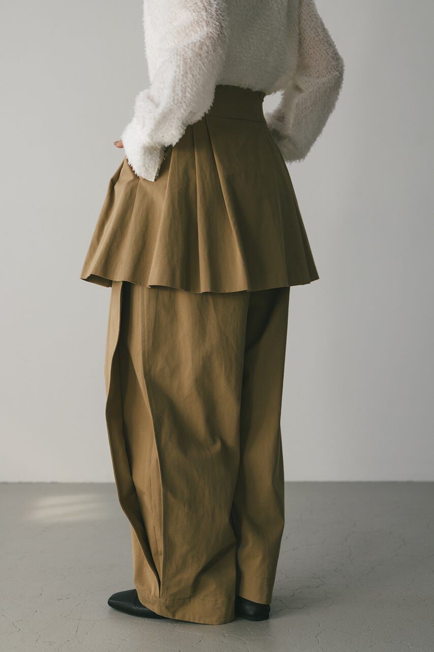 STYLEMIXER「タックワイドミニスカート」|スカート|