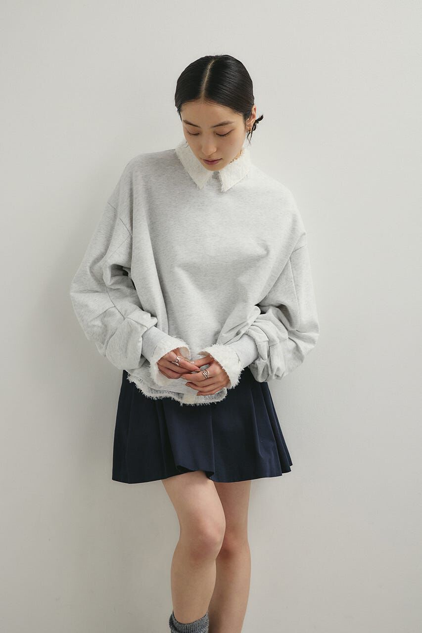 STYLEMIXER「タックワイドミニスカート」|スカート|