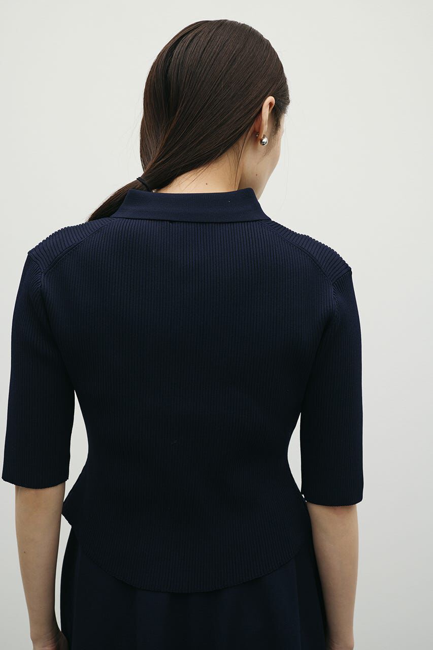 STYLEMIXER「2ピースハーフスリーブポロニットワンピース」|ワンピース|