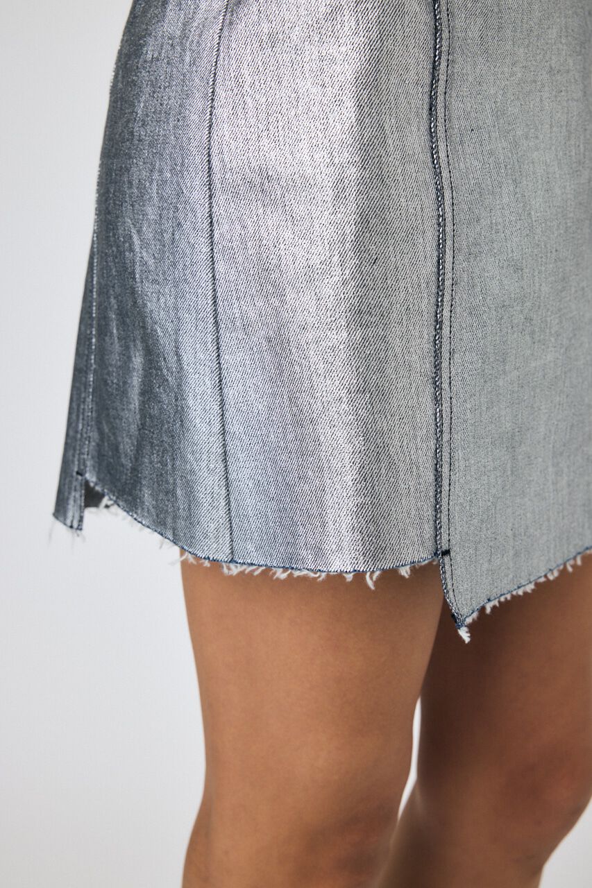 MOUSSY「FOIL PRINT ミニスカート」|スカート|