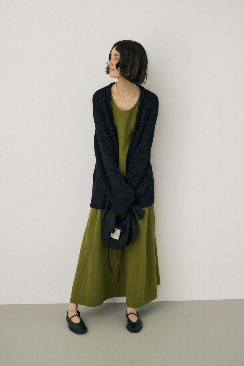 MOUSSY「レースアップワンピース　リサイクルポリエステル使用」|ワンピース|