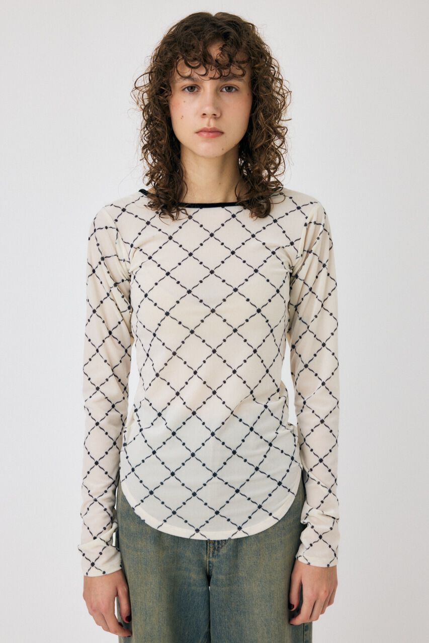 MOUSSY「BACK OPEN シアートップス」|Tシャツ・カットソー|