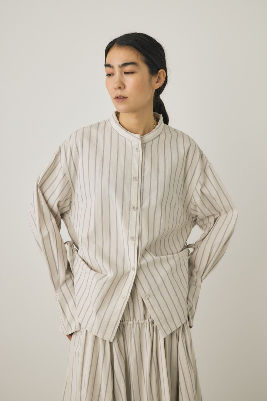 MOUSSY「２WAYスタンド衿シャツ　オーガニックコットン使用」|シャツ・ブラウス|