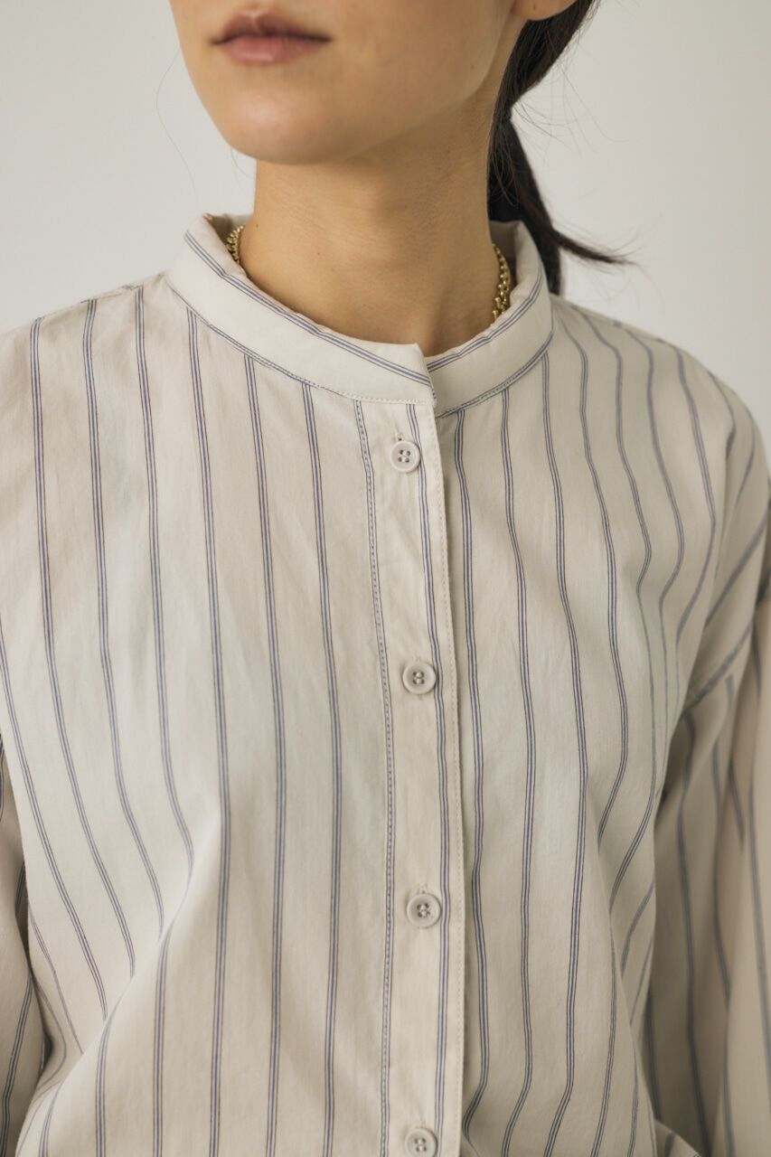 MOUSSY「２WAYスタンド衿シャツ　オーガニックコットン使用」|シャツ・ブラウス|