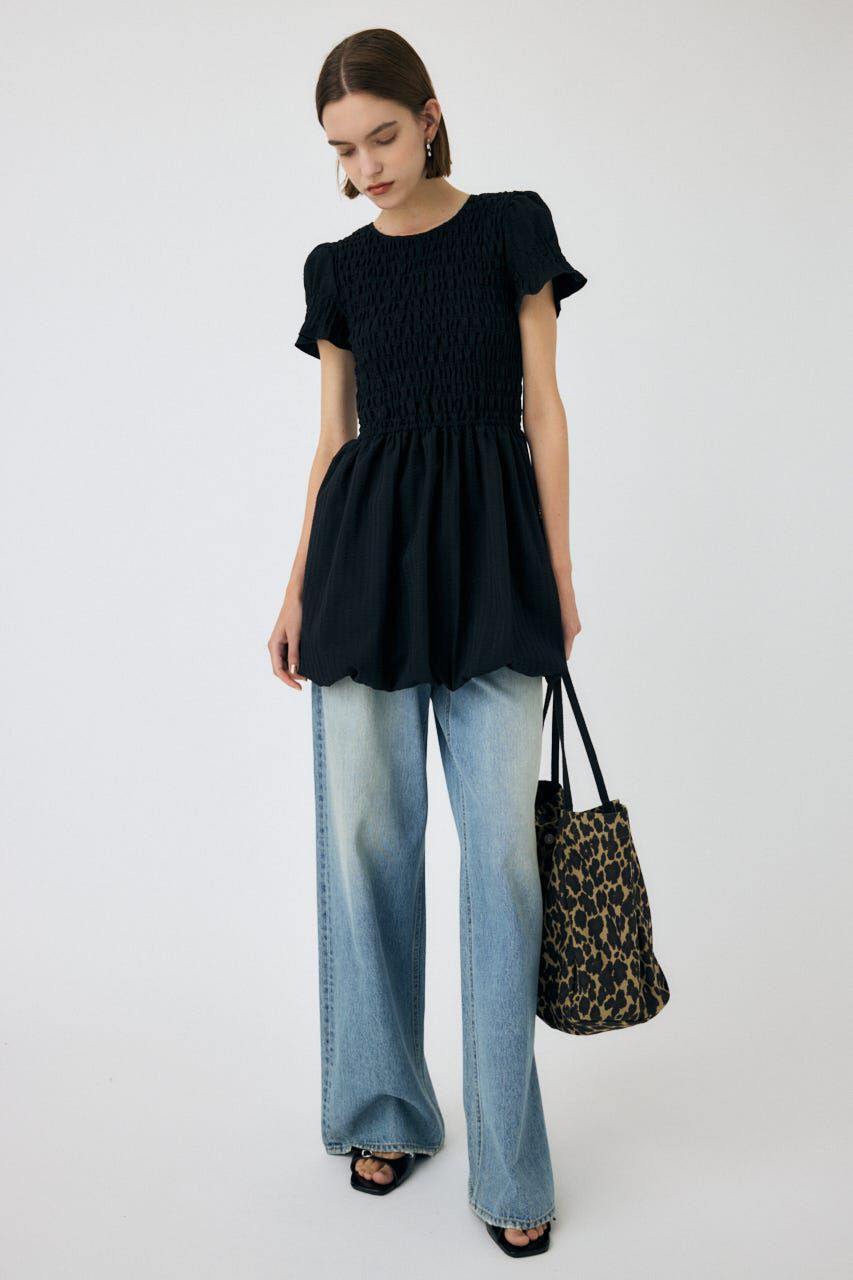 MOUSSY「GATHER BALLOON ミニドレス」|ワンピース|