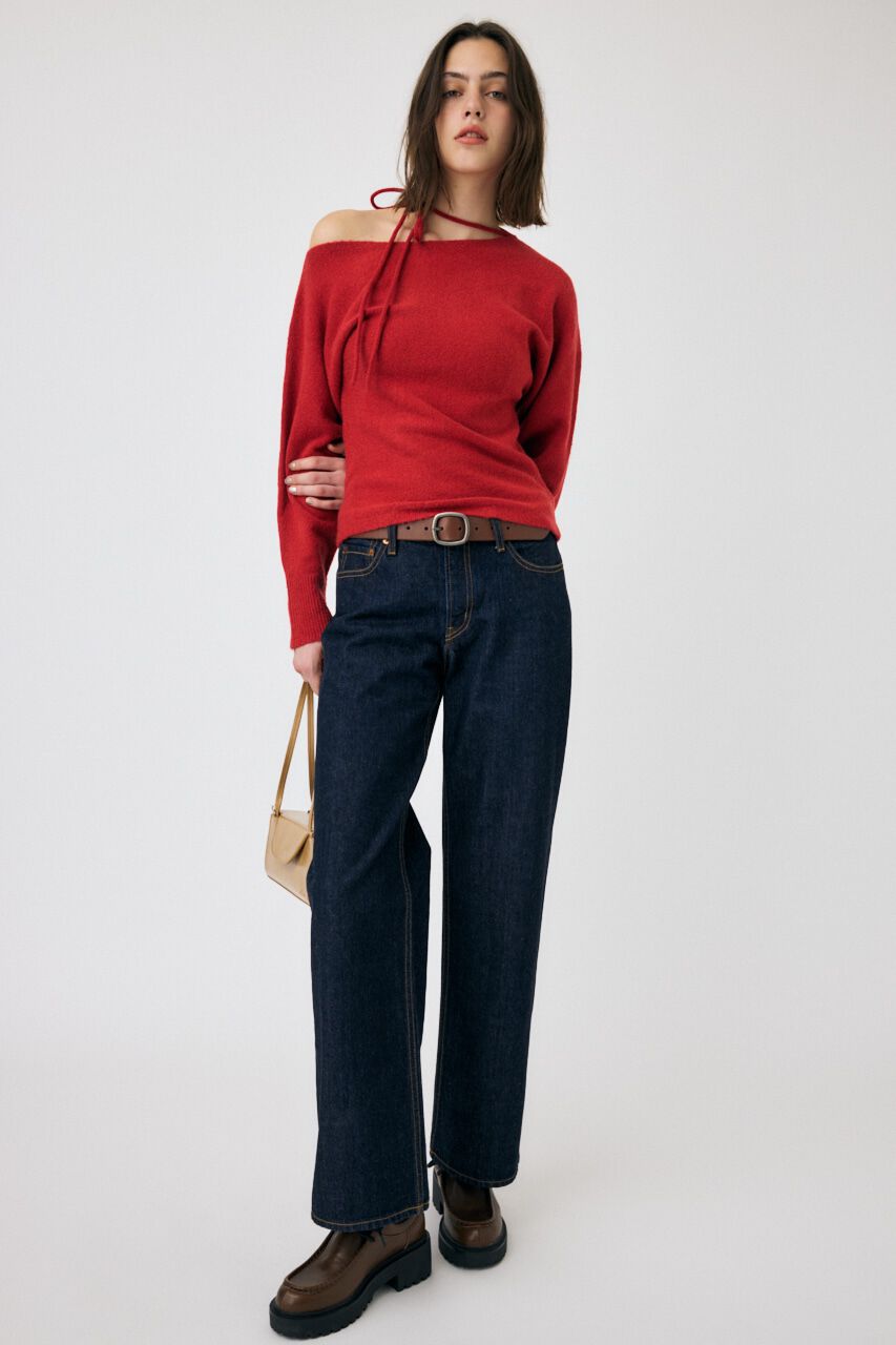 MOUSSY「HW LOOSE STRAIGHT OW」|デニム|