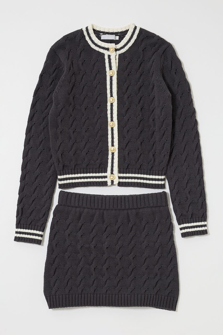 MOUSSY「LINE CABLE 2PIECES セットアップ」|ワンピース|C.GRY