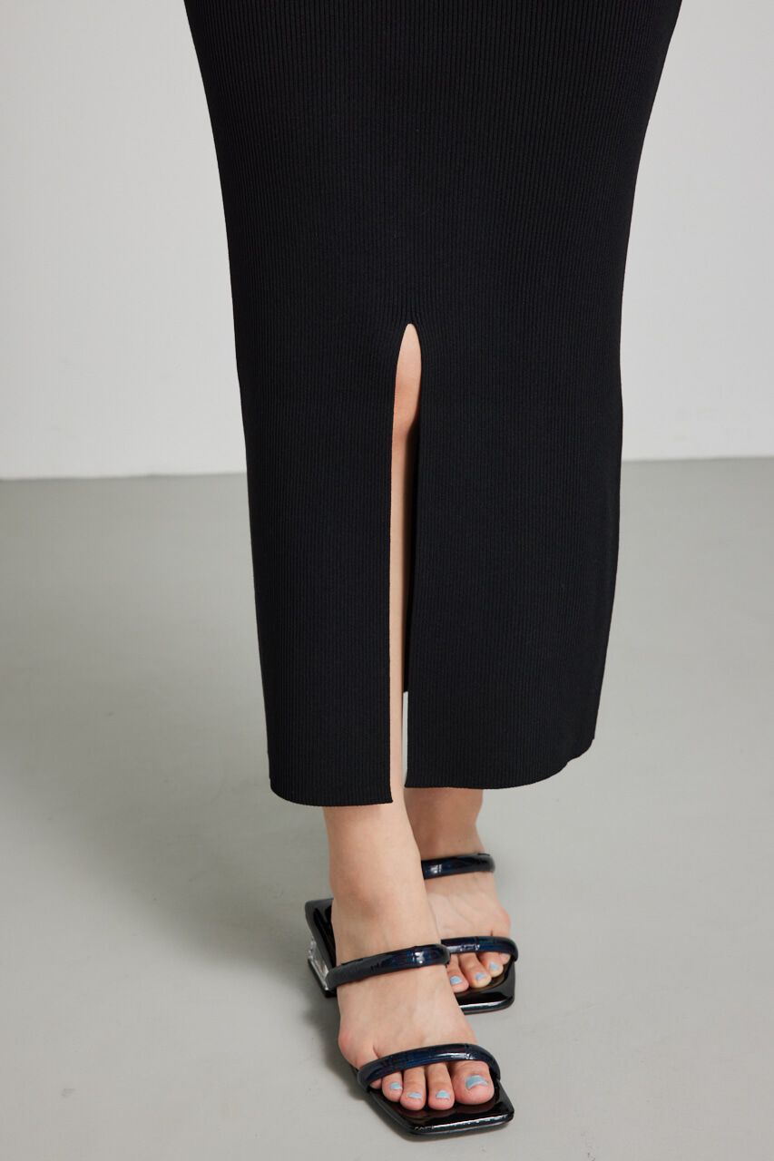 rienda「アシンメトリータイトニットワンピース」|ワンピース|