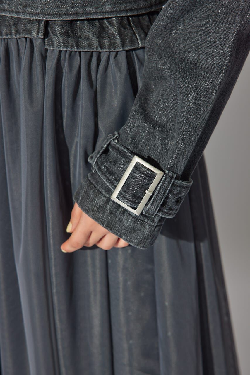 rienda「チュールコンビトレンチコート」|その他|