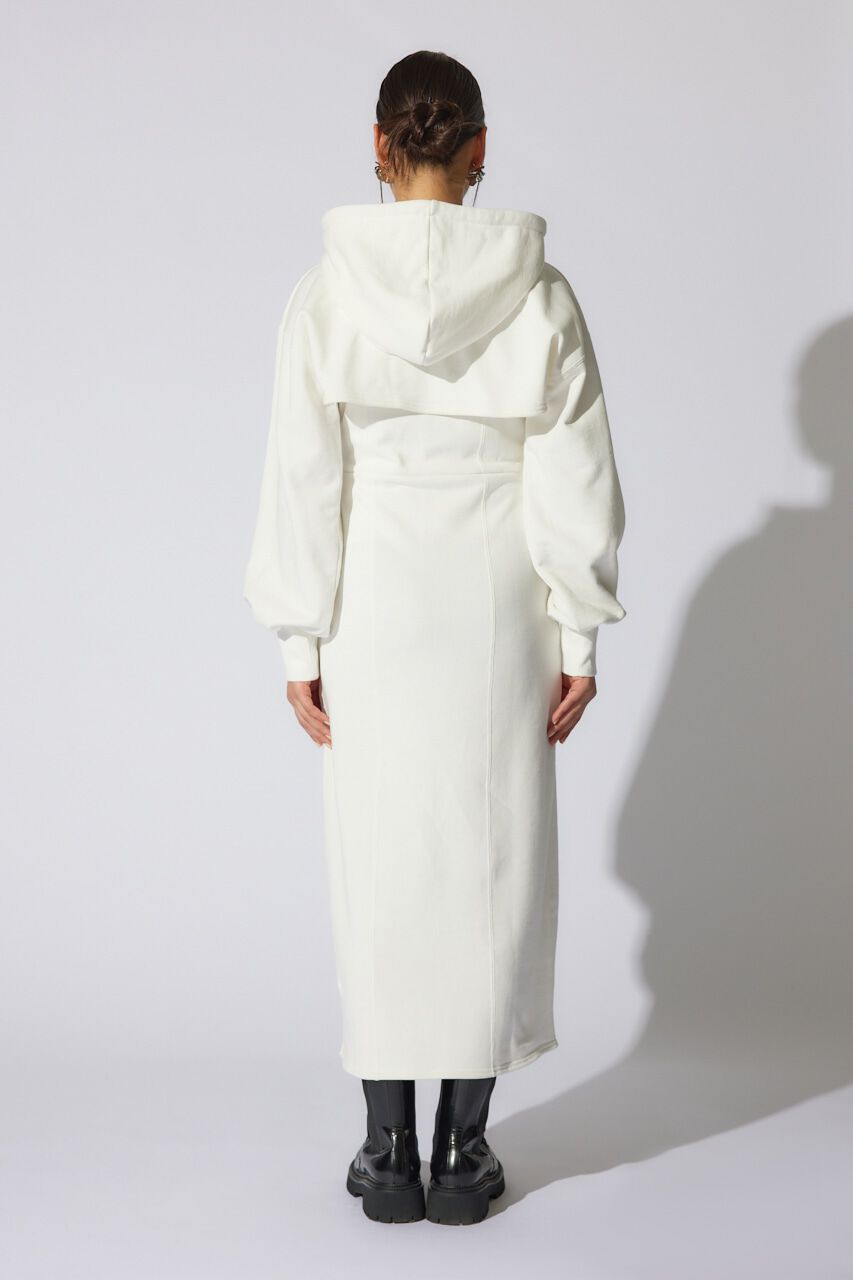 rienda「レイヤードパーカーワンピース」|ワンピース|