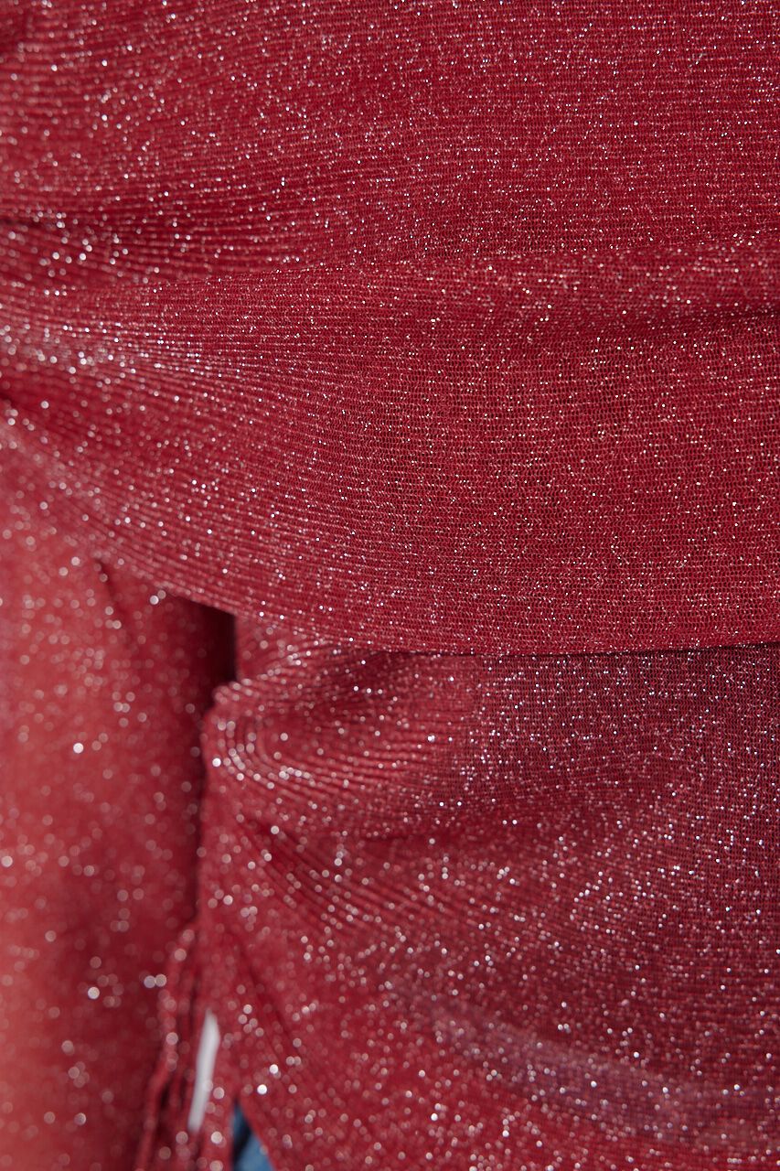 rienda「オフショルレディーラメトップス」|Tシャツ・カットソー|