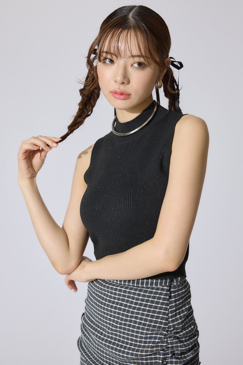 rienda「ウォッシャブルリブタンクトップ」|ニット・セーター|