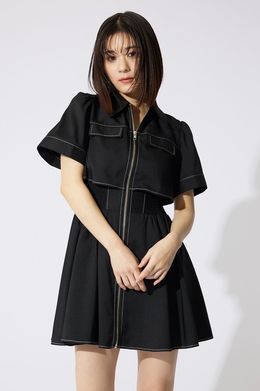 rienda「バストフレアミニワンピース」|ワンピース|