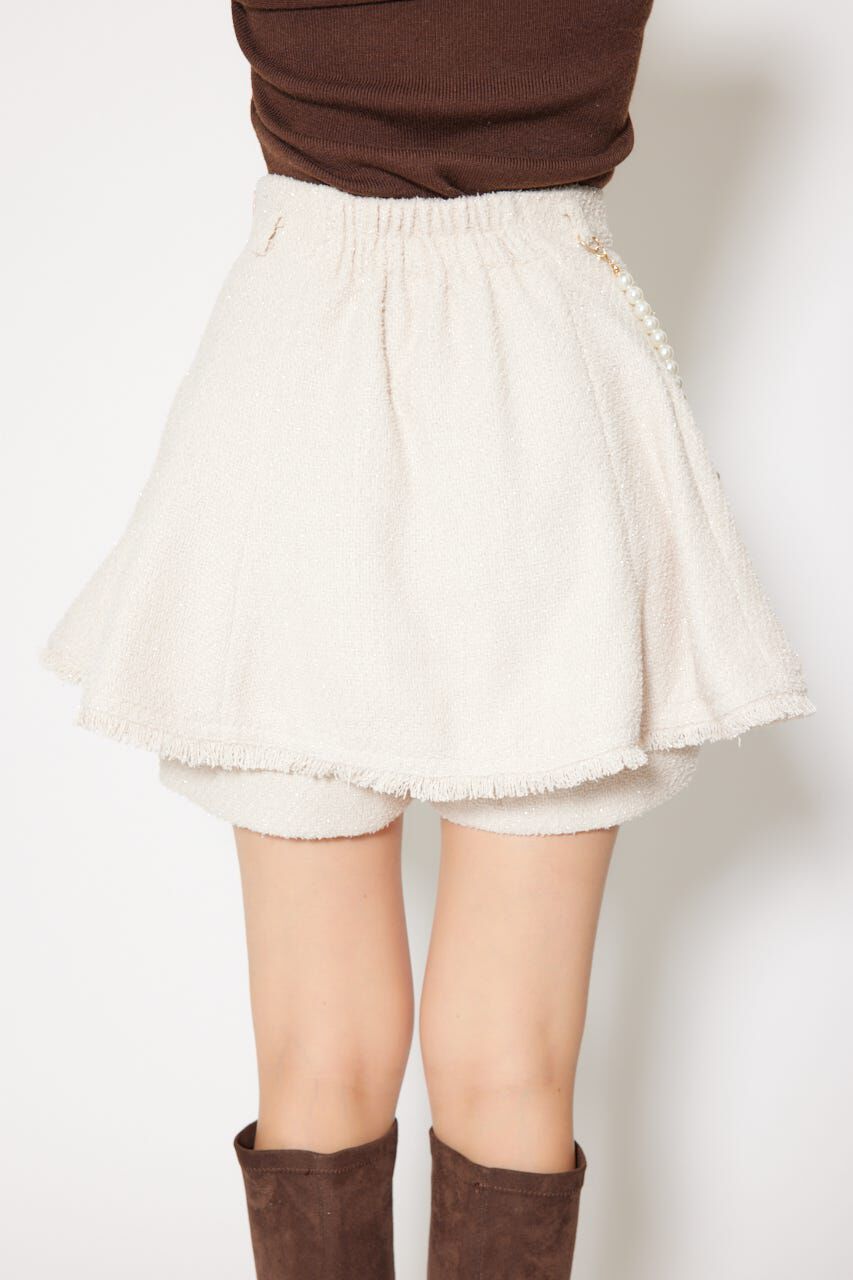 rienda「ツイードフレアスコートショートパンツ」|その他|