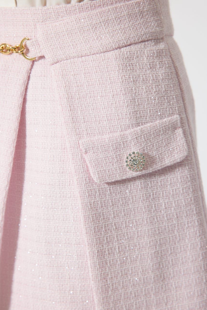 rienda「サイドラップツイードスコートショートパンツ」|その他|