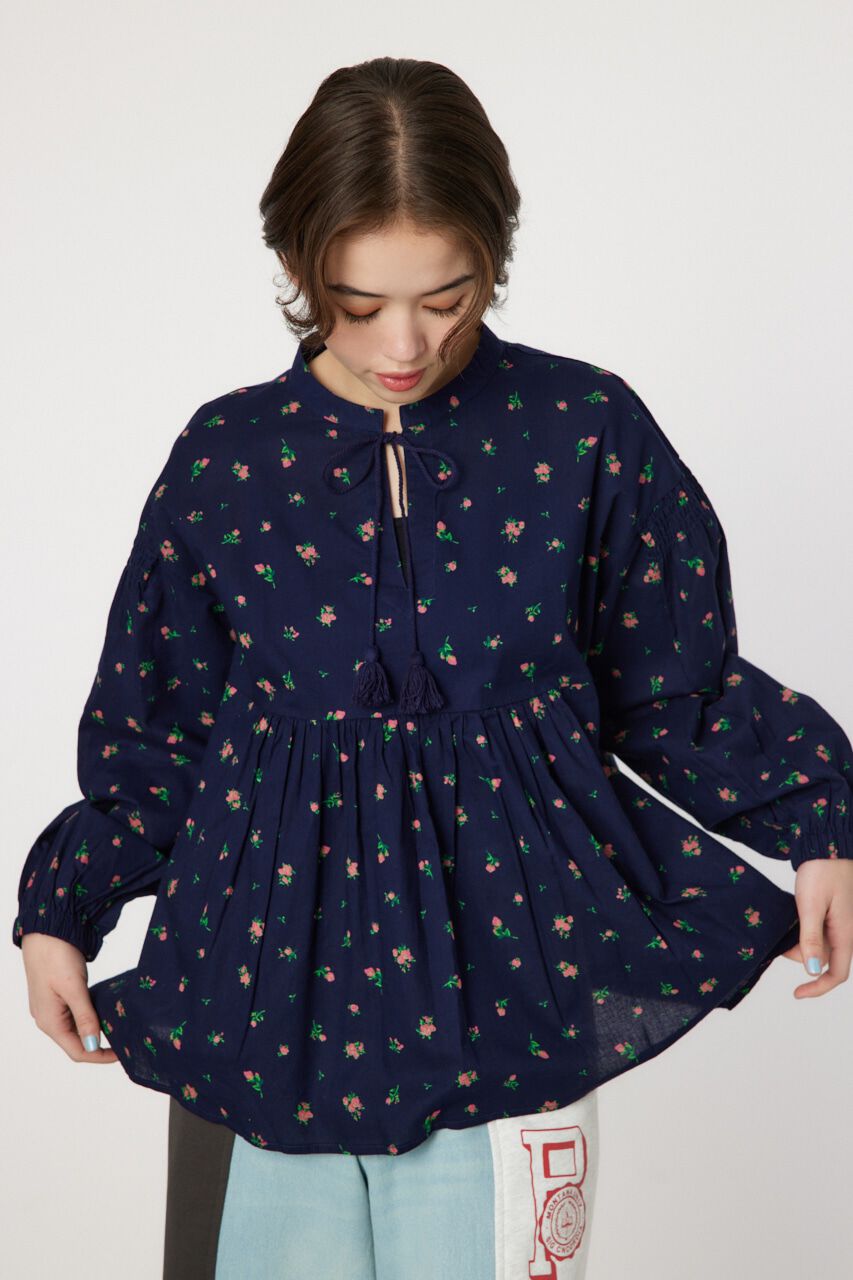 RODEO CROWNS「フラワーパターンカフタンシャツ」|シャツ・ブラウス|