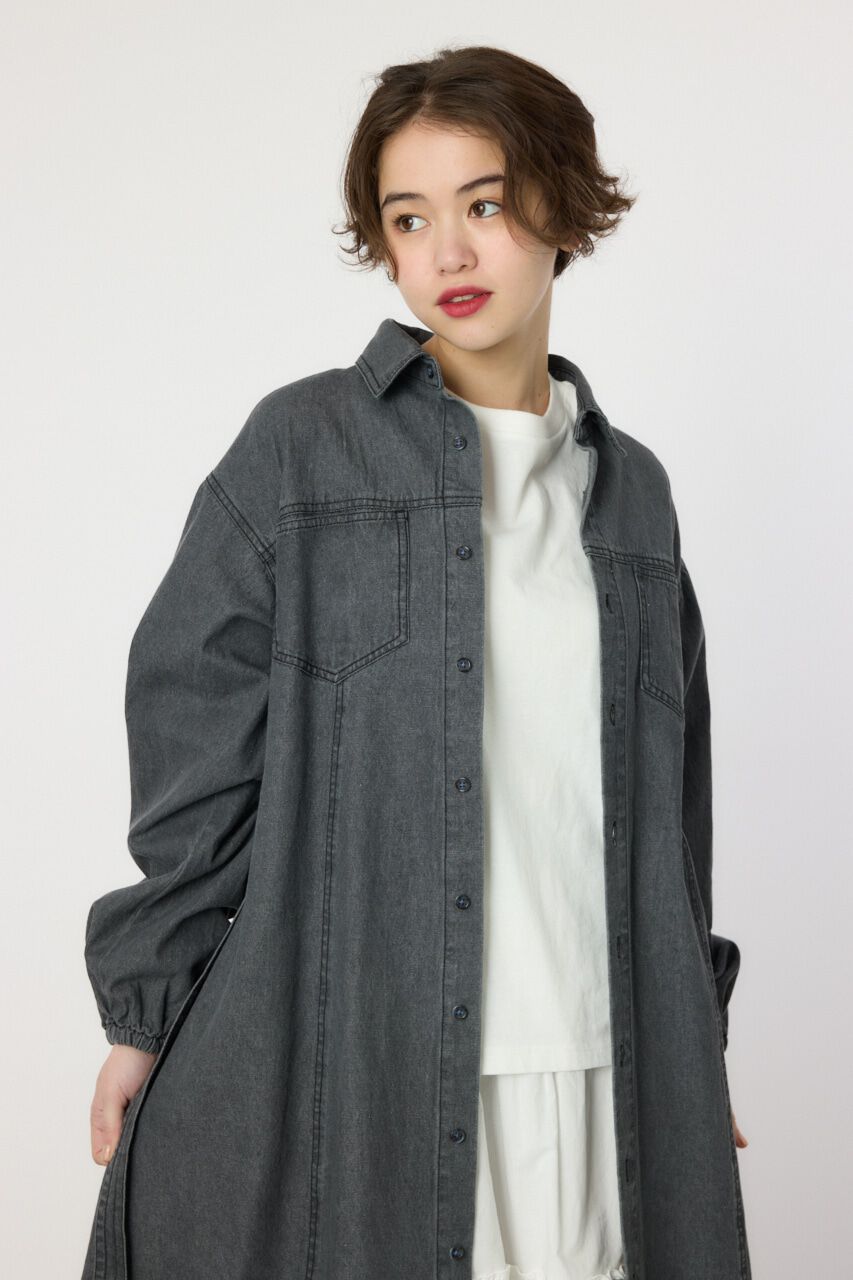 RODEO CROWNS「デニムフレアマキシワンピース」|ワンピース|