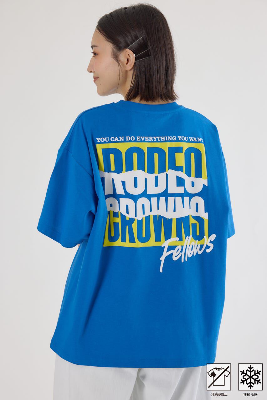 RODEO CROWNS「MASTER PROTECT RIP UPロゴTシャツ」|Tシャツ・カットソー|BLU