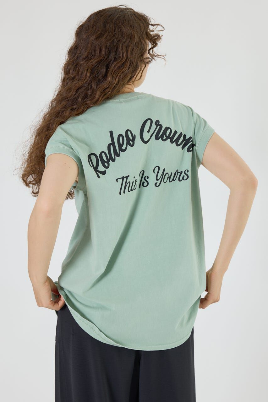 RODEO CROWNS「FADEロゴノースリーブトップス」|ニット・セーター|