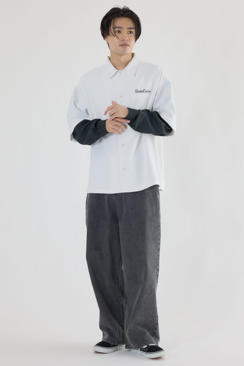 RODEO CROWNS「バックロゴレイヤードシャツ」|シャツ・ブラウス|