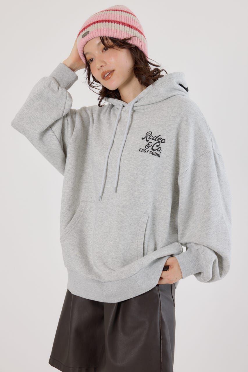 RODEO CROWNS「バックエンボススクリプトロゴパーカー」|パーカー|L/T.GRY1