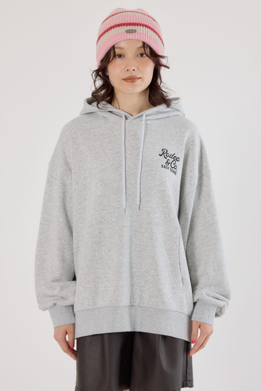 RODEO CROWNS「バックエンボススクリプトロゴパーカー」|パーカー|