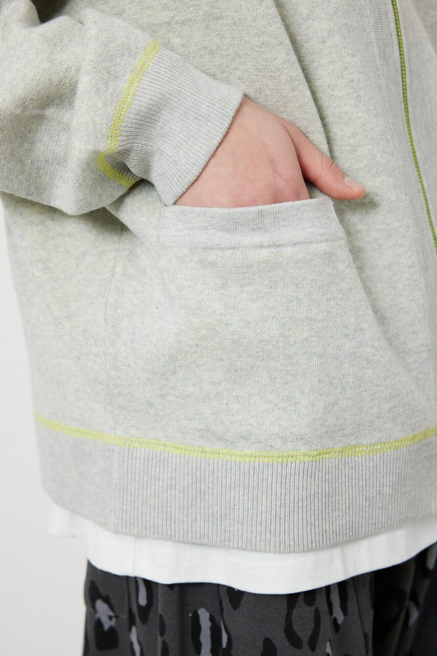 RODEO CROWNS「スウェットライクZIPカーディガン」|カーディガン|