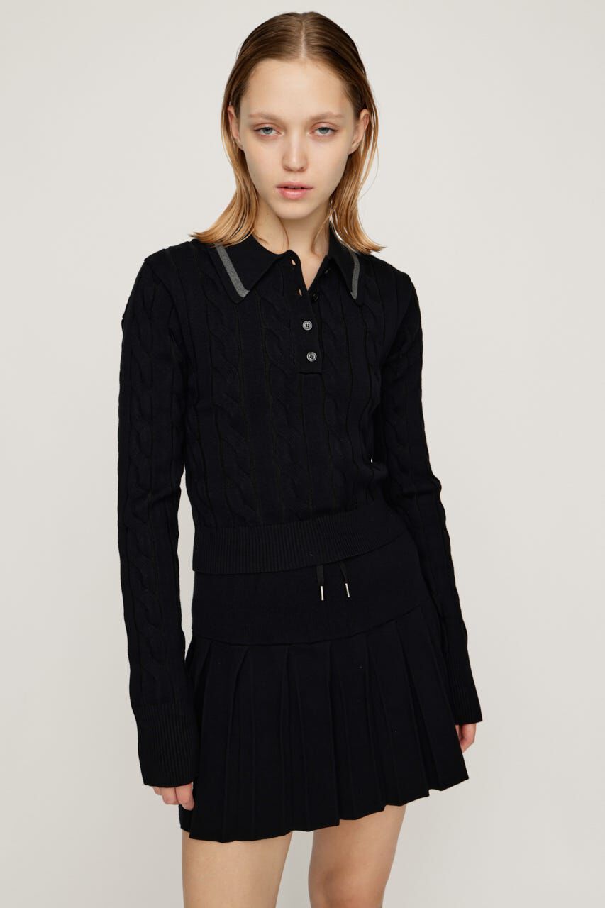 SLY「CABLE KNIT SET UP」|ワンピース|